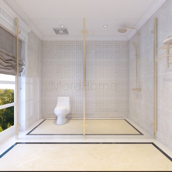 Thiết kế phòng tắm, nhà vệ sinh biệt thự Vinhome RiverSide - Hoa Phượng